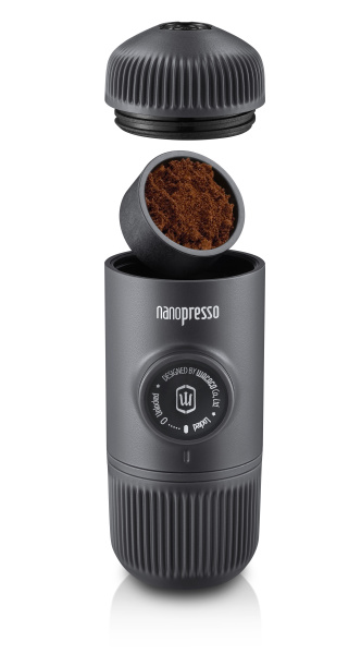 Портативная эспрессо кофемашина - Nanopresso Grey