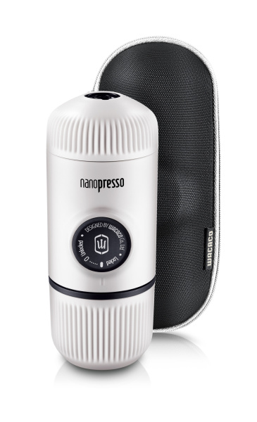 Портативная эспрессо-машина WACACO Nanopresso Chill White + Case