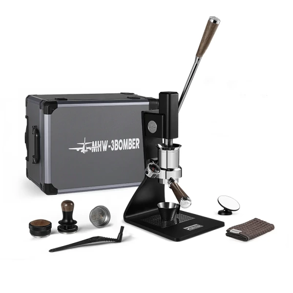 Леверная эспрессо-машина MHW-3BOMBER Sonic S7 Deluxe с 8 аксессуарами