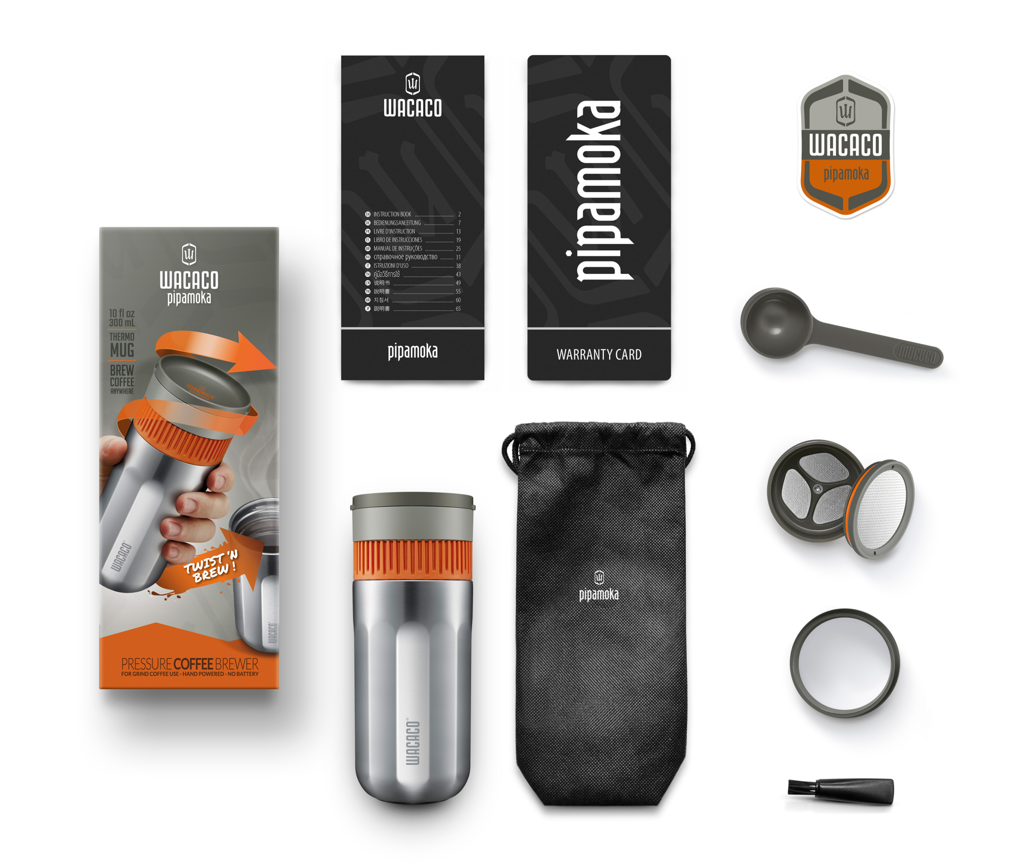 Портативная кофеварка WACACO Pipamoka